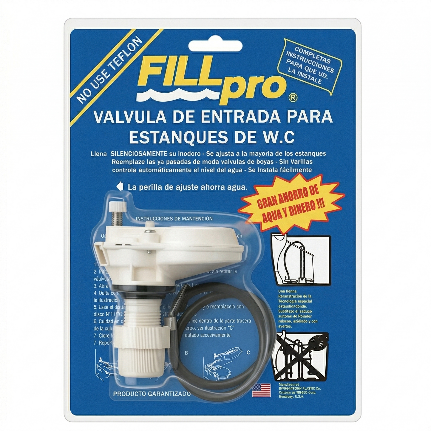 Válvula De Admisión Para Estanque WC - Fillpro